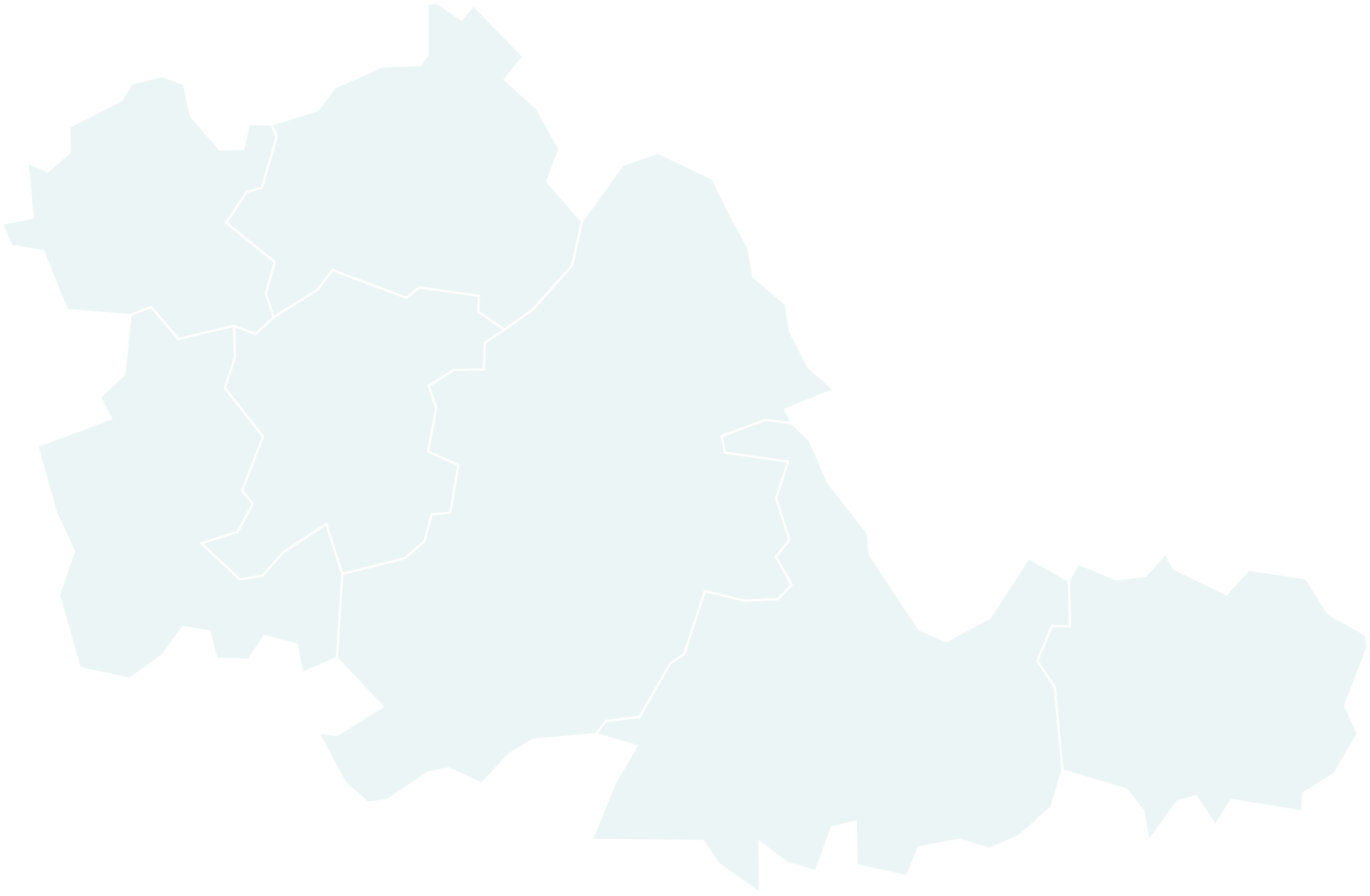 West Midlands Region Map
