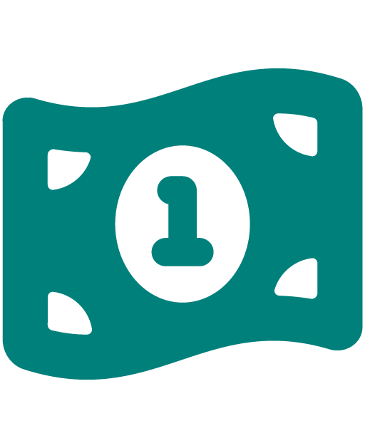 Icon of a money (a note)